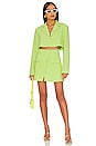 view 4 of 4 Blazer Skirt in Sharp Green
