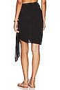 view 4 of 5 Sarong Skirt in Black