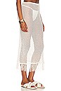 view 2 of 4 Fishnet Crochet Midi Skirt in Off White