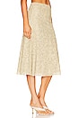 view 2 of 4 MIDI スカート in Stone Multi