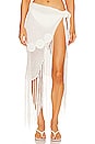 view 1 of 4 Crochet Fringe Sarong in Off White