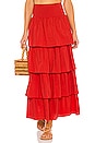 view 1 of 4 Paloma Skirt in Ruby