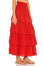 view 2 of 4 Paloma Skirt in Ruby