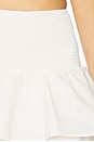 view 6 of 6 Smocked Ruffle Mini Skirt in Ivory