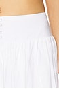 view 6 of 6 Drop Waist Maxi Skirt in Classic White