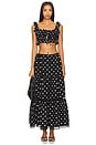 view 5 of 6 SAIA MIDI PULL-ON in Black Multi