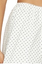 view 6 of 6 Pull On Mini Skirt in White & Black