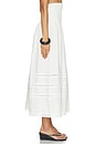 view 3 of 6 FALDA SKIRT in White