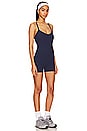 view 2 of 4 V Neck Romper in Solid Navy