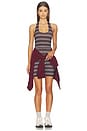 view 4 of 4 Scoop Romper in Dark Brown & Dark Grey