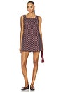 view 1 of 4 Square Neck Romper in Espresso