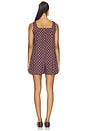 view 4 of 4 Square Neck Romper in Espresso