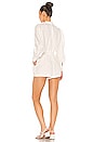 view 3 of 3 Button Up Romper in White