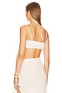view 3 of 4 Ruched Bra Top in Off White