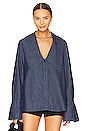 view 1 of 4 Collar Dani Shirt in Undone Blue