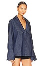 view 2 of 4 Collar Dani Shirt in Undone Blue