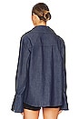 view 3 of 4 Collar Dani Shirt in Undone Blue