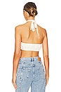 view 3 of 4 Tie Halter Bra Top in Ivory