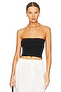 view 1 of 4 TOP BANDEAU RIB in Black