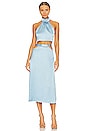 view 4 of 4 Halter Top in Airy Blue
