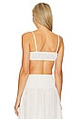 view 3 of 5 Ruched Bra Top in Eyelet Off White