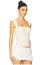 view 2 of 4 Ruched Cup Corset in Sand