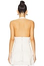 view 3 of 4 Halter Neck Corset Top in Ivory