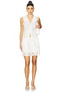 view 4 of 5 Lace Button Up Top in Ivory