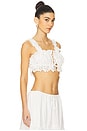 view 2 of 4 Double Tie Top in Ivory