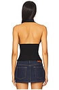 view 3 of 4 Knit Halter Top in Black