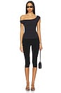 view 4 of 4 Twisted Off The Shoulder Top in Black