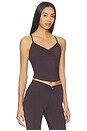 view 2 of 4 Ruched Cami in Dark Brown