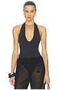view 1 of 5 Deep V Bodysuit in Black