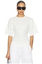 view 1 of 4 Cinched T-shirt in White