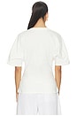 view 3 of 4 Cinched T-shirt in White