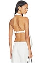 view 1 of 4 Buckle Back Halter Top in White