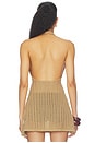 view 4 of 4 Crochet Halter Top in Almond