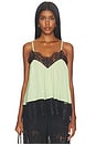 view 1 of 4 Lace Voile Cami Top in Matcha