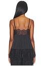 view 4 of 4 Lace Voile Cami Top in Black