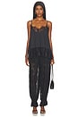 view 5 of 4 Lace Voile Cami Top in Black