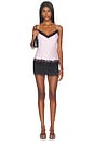 view 5 of 4 Lace Trim Cami Top in Vintage Rosette