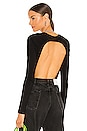 view 1 of 5 Open Back Bodysuit in Black