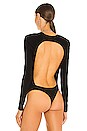 view 4 of 5 Open Back Bodysuit in Black