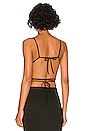 view 3 of 4 Ruched Bandeau Top in Black