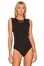 view 2 of 5 Muscle Tank Bodysuit in Black