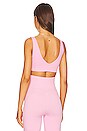view 3 of 4 V-Neck Bra Top in Pink Lilac