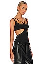 view 2 of 4 Cut Out Tank in Black