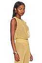 view 2 of 4 Crochet Ruched Crop Top in Desert