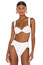 view 1 of 4 Claudia Bikini Top in White