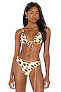 view 1 of 4 Triangle Bikini Top in Tan